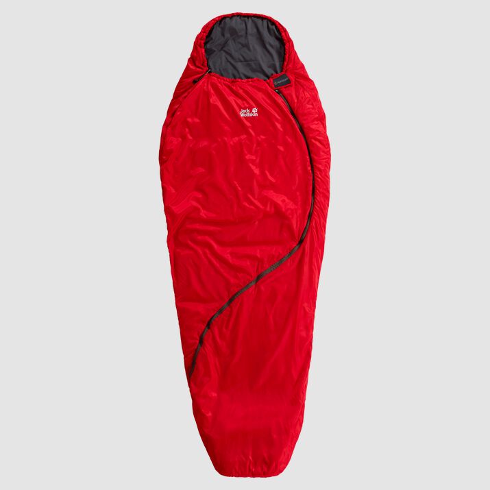 Jack Wolfskin Womens Smoozip +3 Sleeping Bags Red 086729CRE